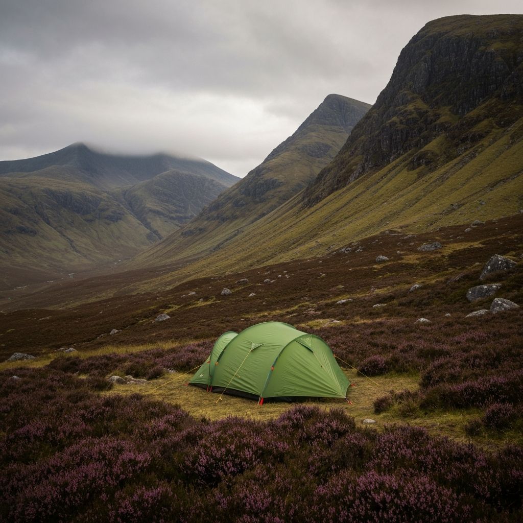Wild Camping in Scottish Highlands